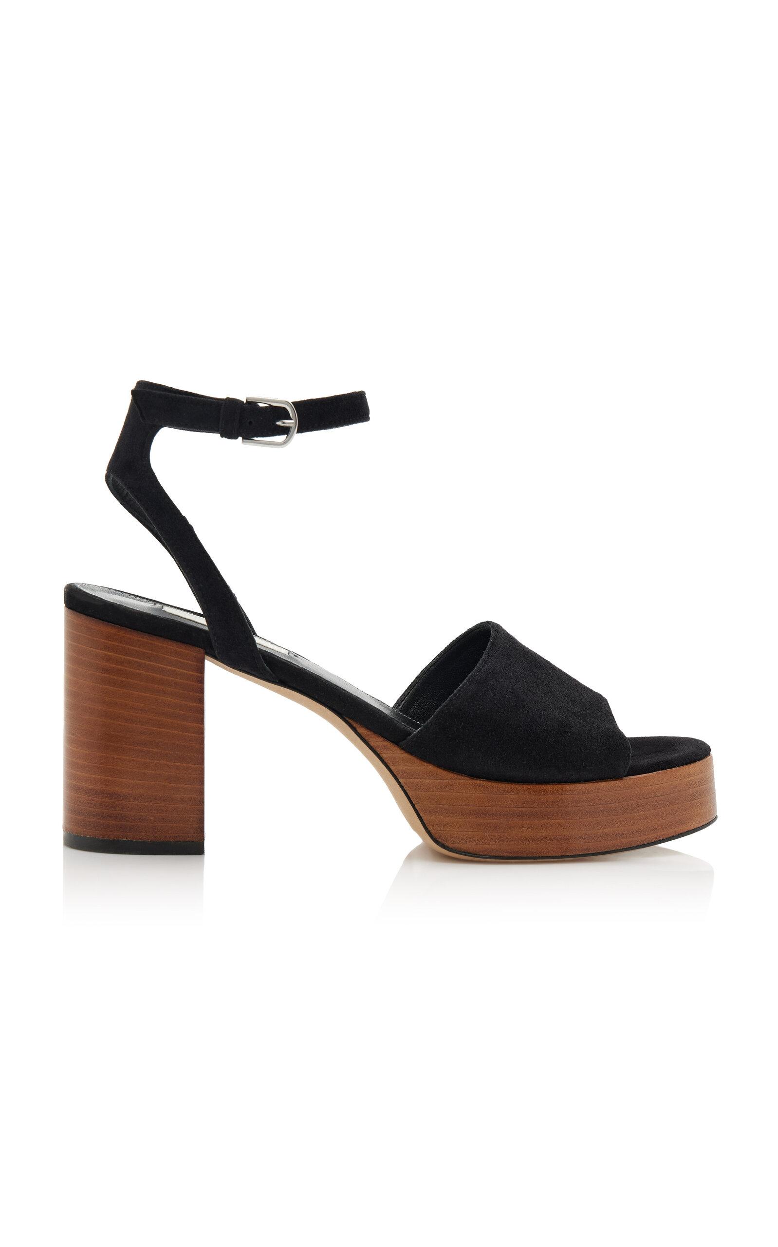 Toteme Suede Platform Sandals - Moda Operandi by TOTEME