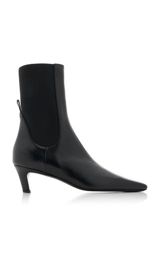 Toteme The Mid Heel Leather Boots - Moda Operandi by TOTEME