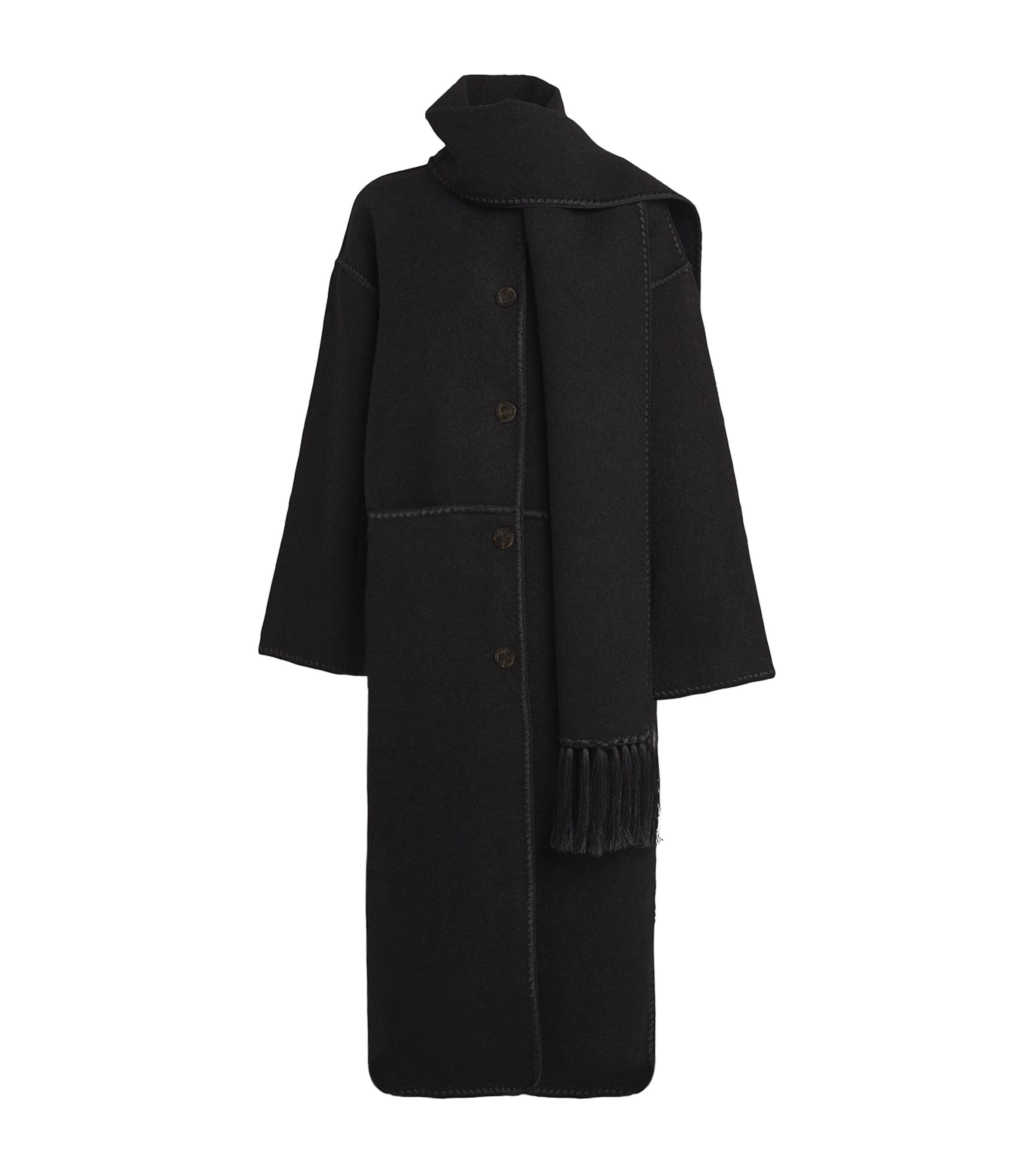 Toteme Wool-Blend Scarf Coat by TOTEME