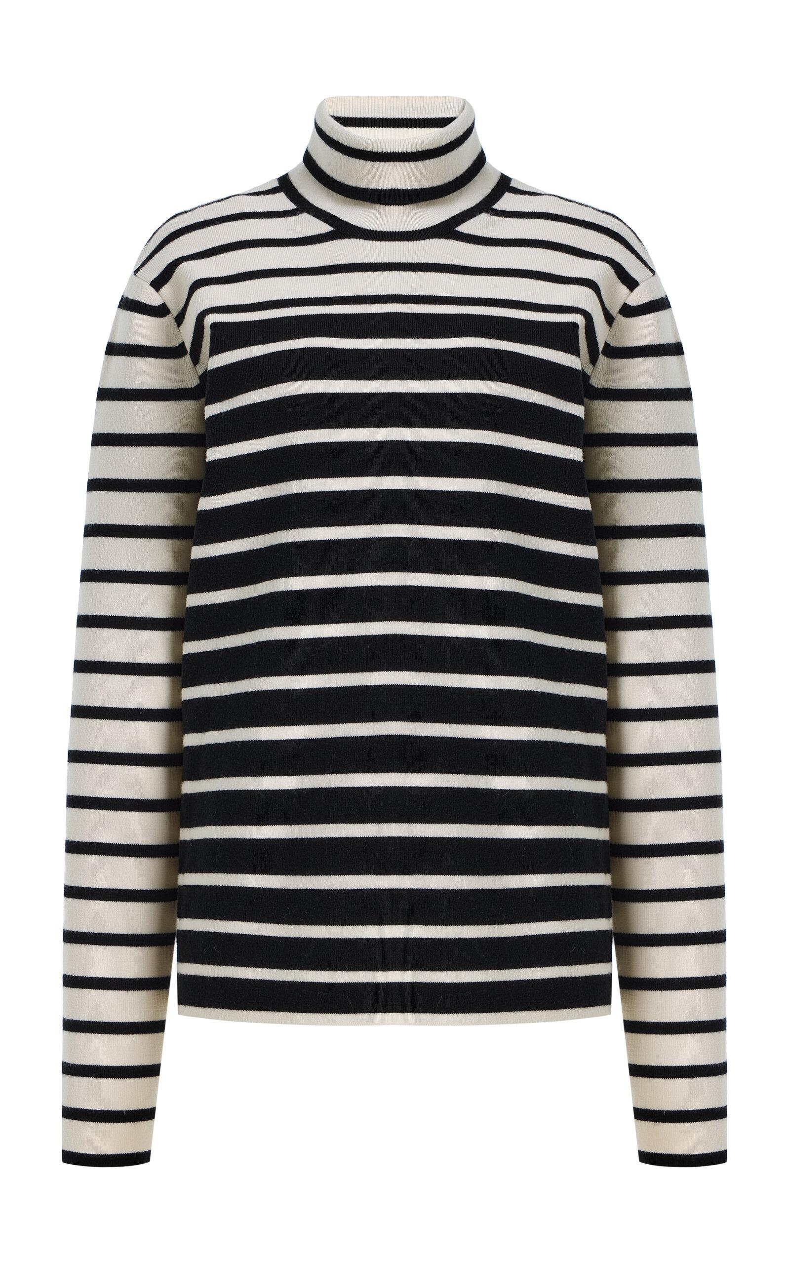 Totemetriped Wool Turtleneckweater - Moda Operandi by TOTEME