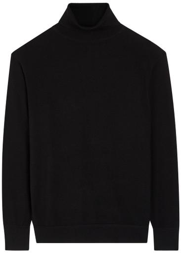 Turtle-neck fine-knit wool jumper by TOTEME