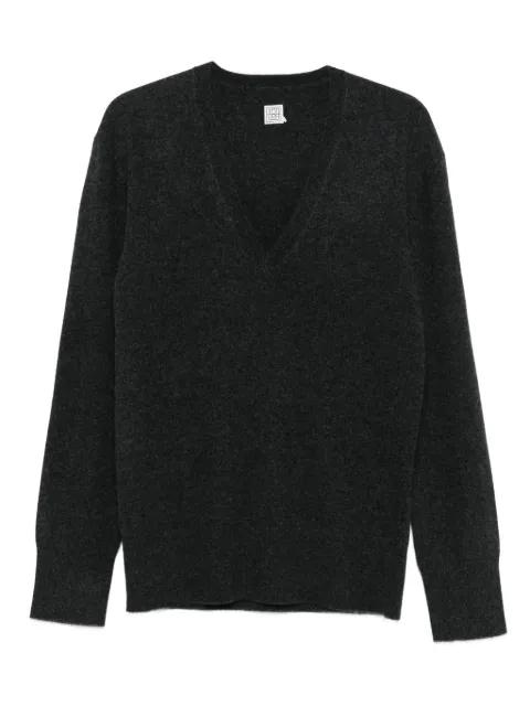 V-neck cashmere sweater by TOTEME