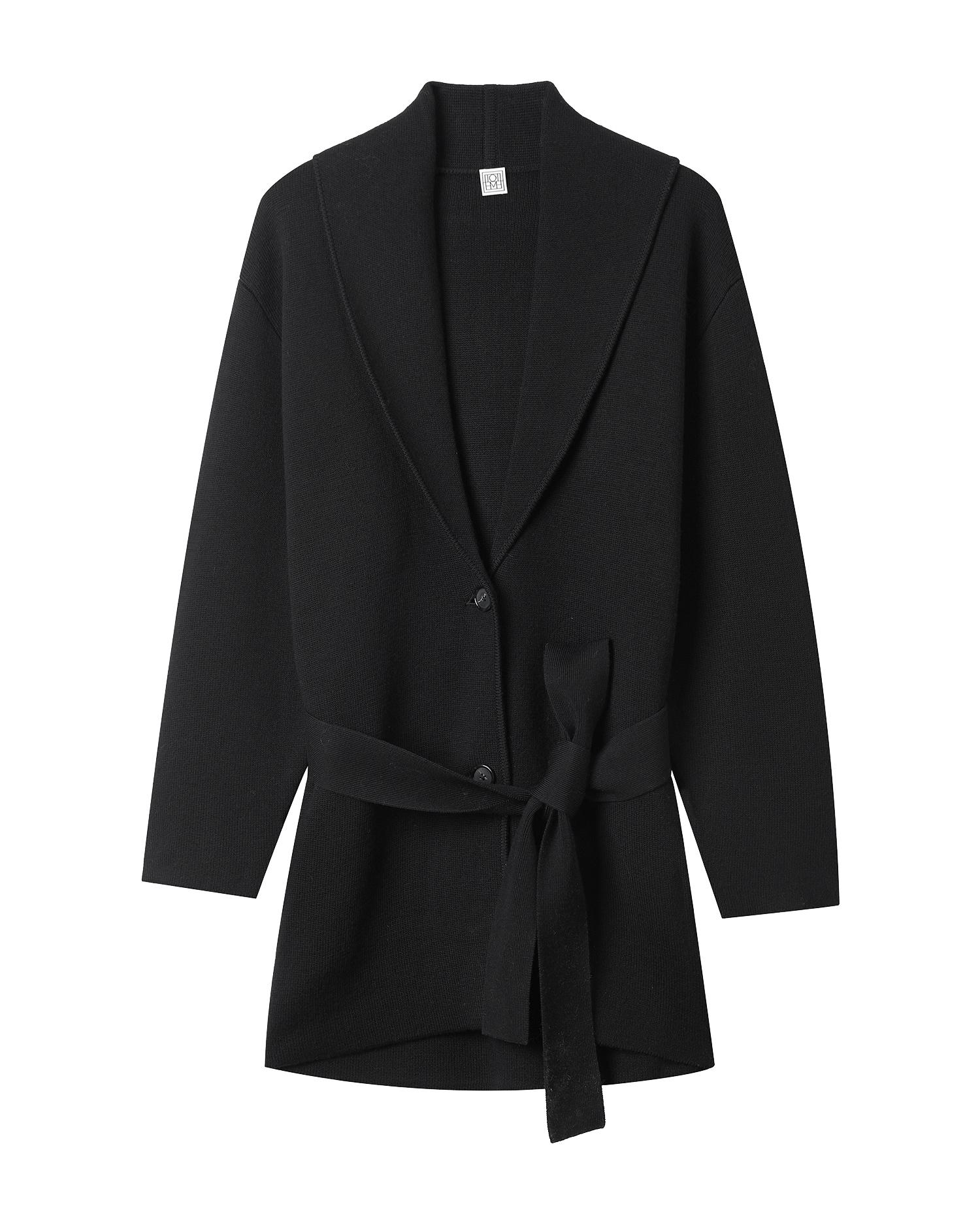 Waist-tie cardigan by TOTEME