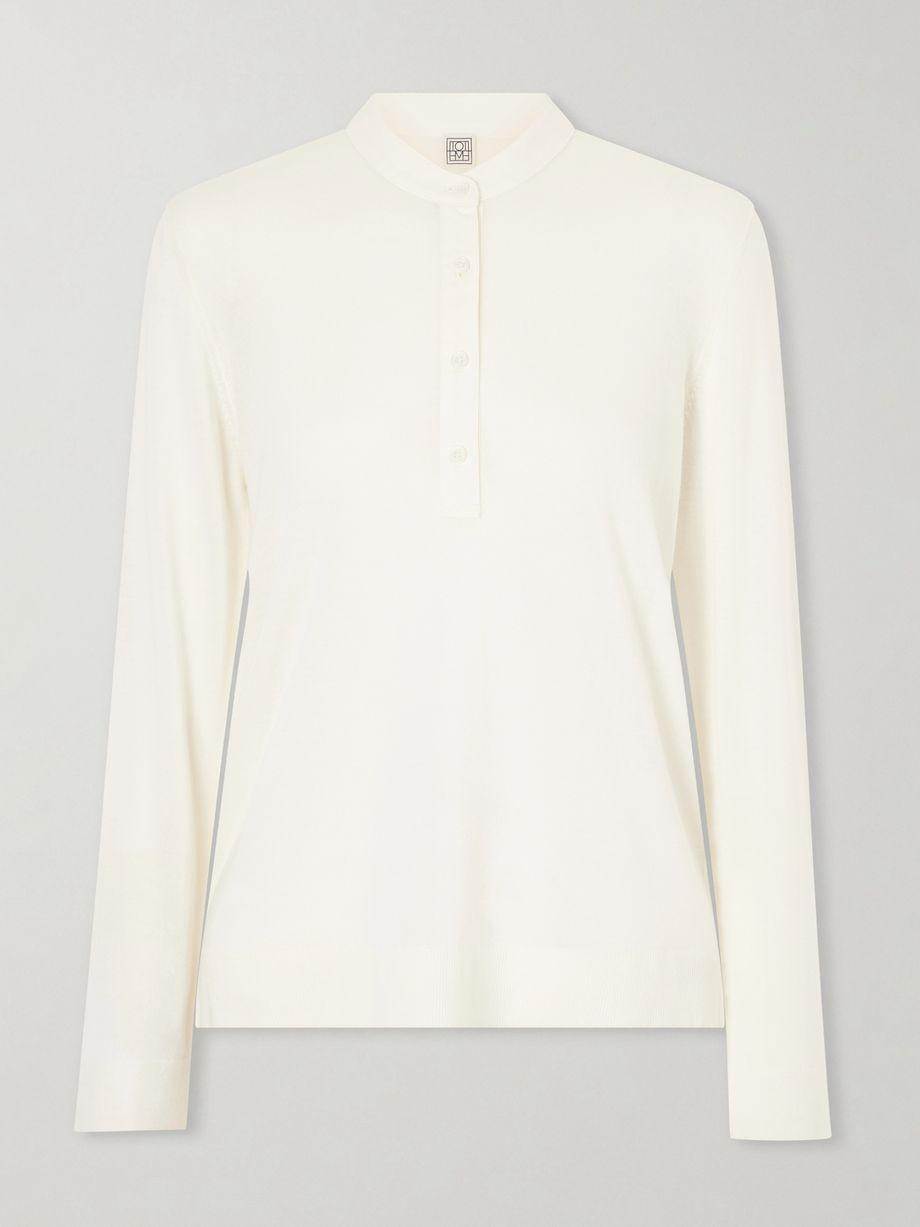 Wool and silk-blend sweater by TOTEME