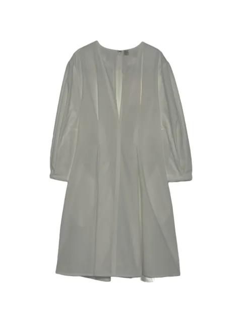 balloon sleeve cotton dress by TOTEME