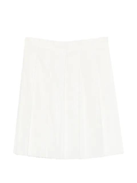 beaded pleated mini skirt by TOTEME