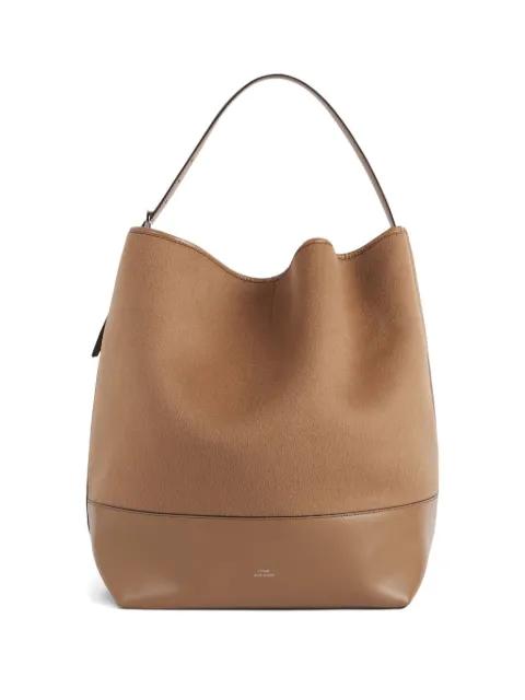 belted doublé tote bag by TOTEME