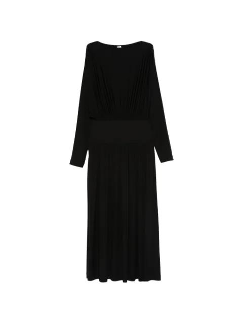 boatneck jersey dress by TOTEME