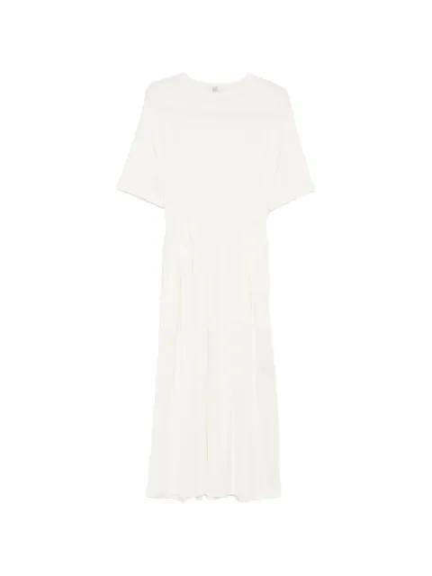 cotton silk tee dress by TOTEME