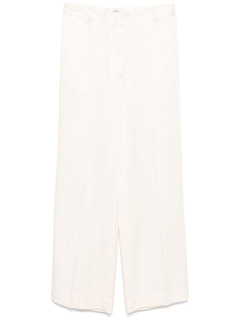 crepe de chine trousers by TOTEME