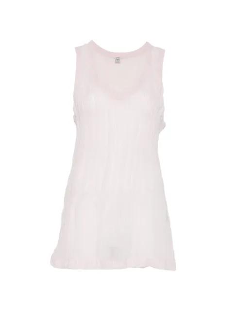 crinkled gauze tank top by TOTEME