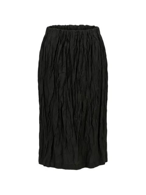 crinkled midi skirt by TOTEME