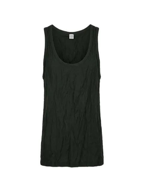crinkled tank top by TOTEME