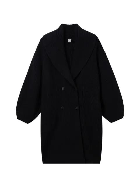 double-breasted cardi-coat by TOTEME