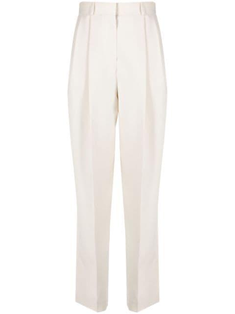 double-pleated tailored trousers by TOTEME