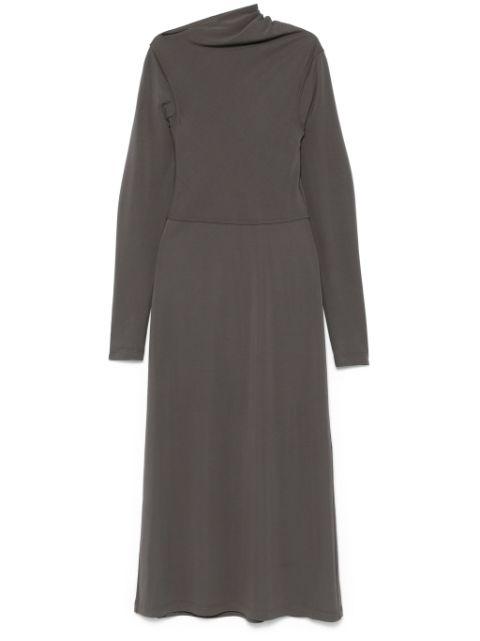 draped jersey dress by TOTEME
