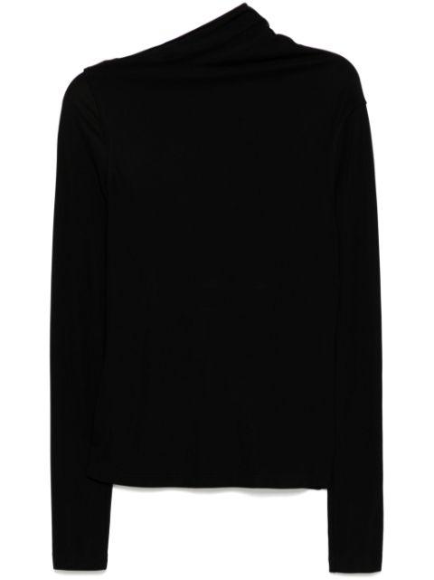 draped jersey top by TOTEME