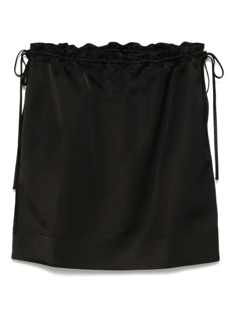 drawstring mini skirt by TOTEME