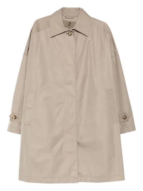 drop-shoulder trench coat by TOTEME