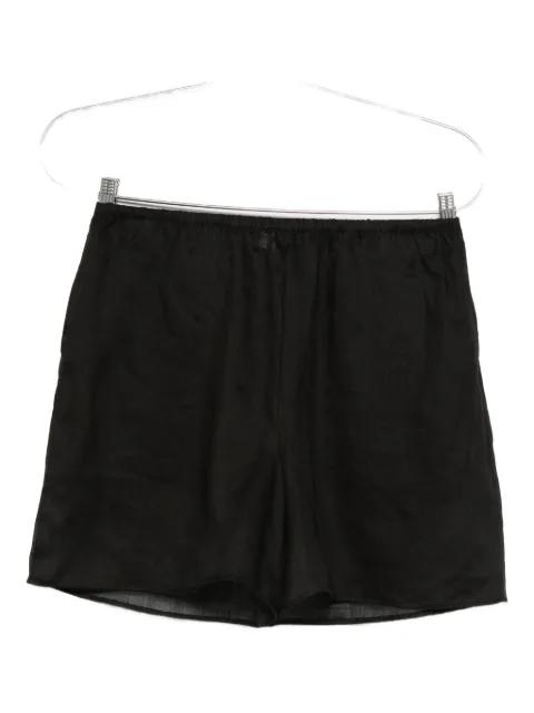 elasticated ramie shorts by TOTEME