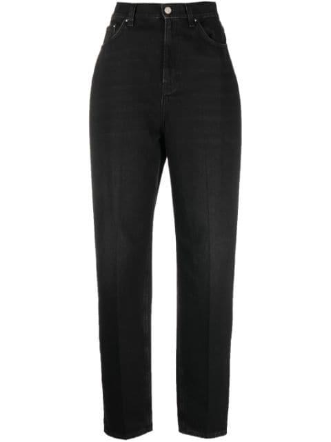 faded-effect tapered-leg jeans by TOTEME