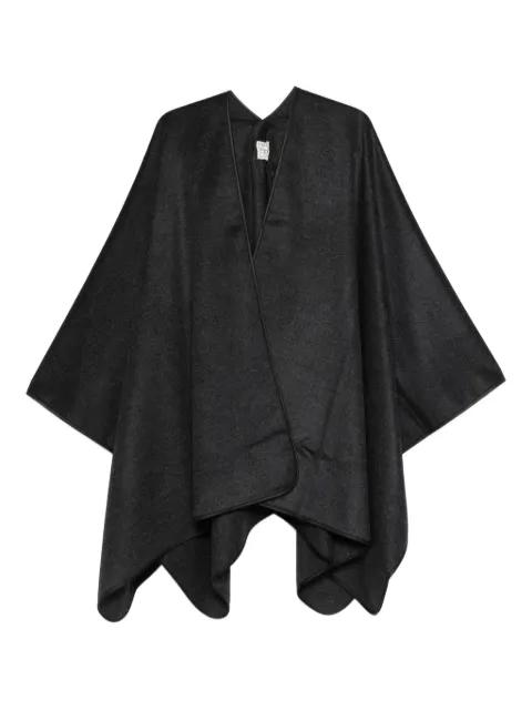 flannel piped cape by TOTEME