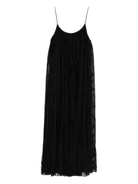 floral tulle midi dress by TOTEME