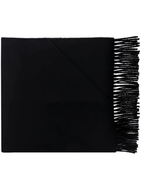 fringed knitted scarf by TOTEME