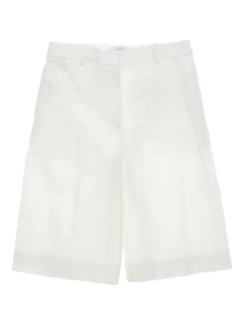 front-crease tailored shorts by TOTEME