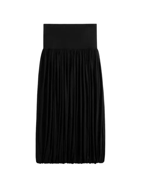 gathered midi skirt by TOTEME