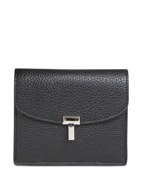 grained-leather wallet by TOTEME