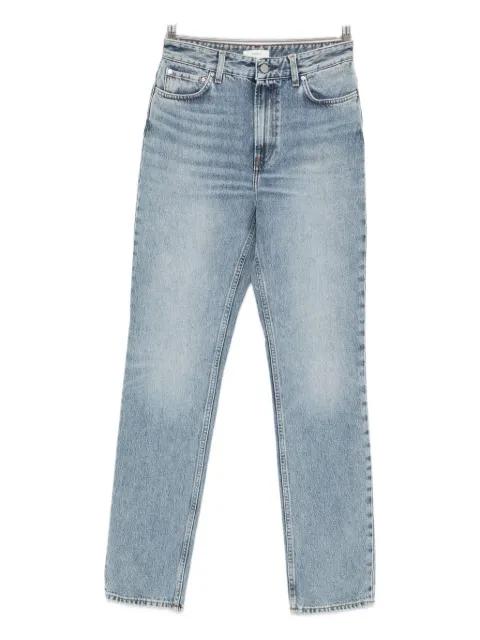high slim denim jeans by TOTEME