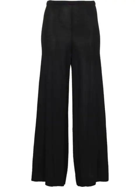 knitted silk-cashmere trousers by TOTEME