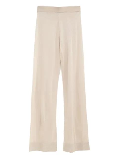 knitted wide-leg trousers by TOTEME