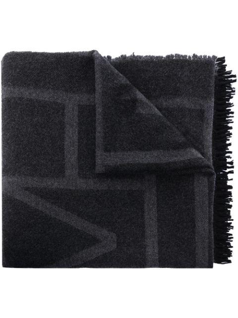 large monogram scarf by TOTEME