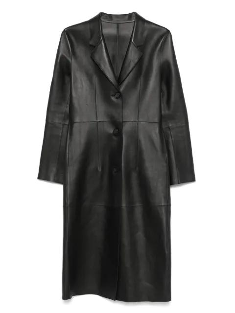leather coat by TOTEME
