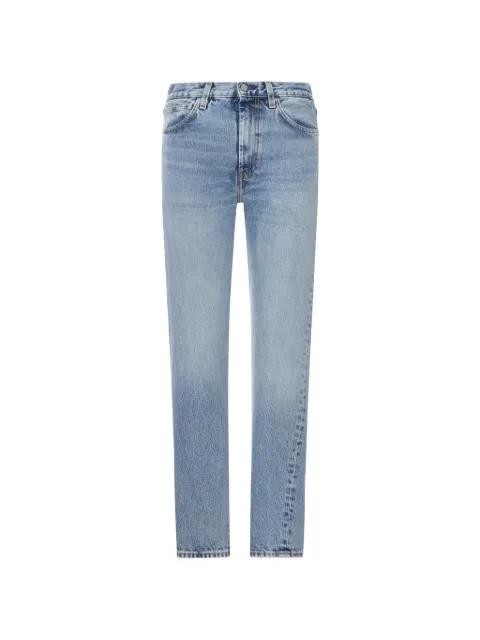 logo-patch jeans by TOTEME