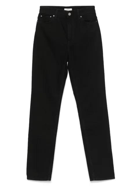 logo-patch jeans by TOTEME