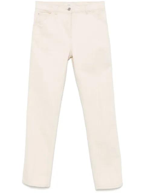 low-rise slim-fit jeans by TOTEME