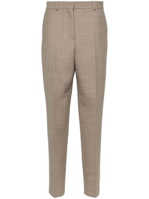 mélange-effect trousers by TOTEME