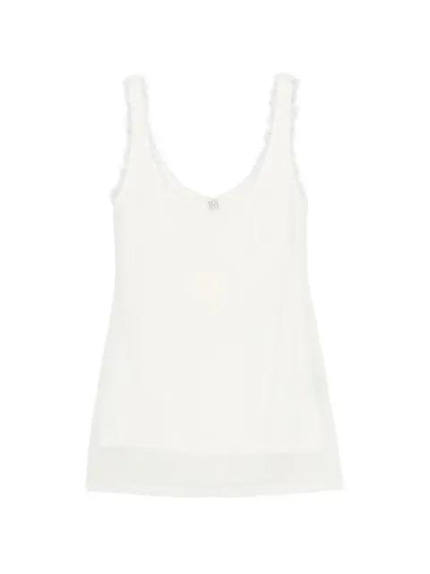 mohair knit tank off-white by TOTEME