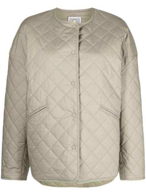 oversized quilted jacket by TOTEME