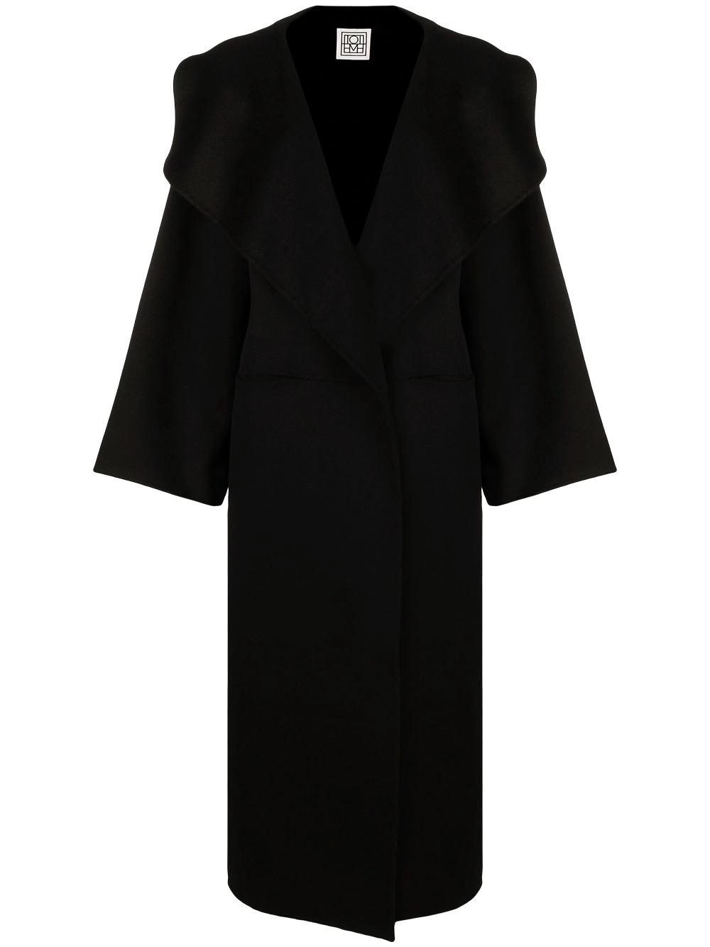 oversized wool-cashmere coat by TOTEME