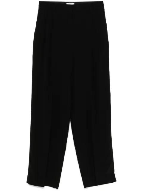 pleated straight-leg trousers by TOTEME