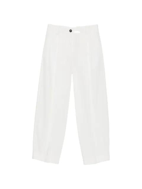 pleated wide-leg trousers by TOTEME