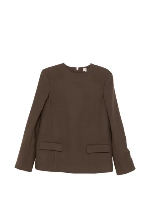 pocket top bark by TOTEME