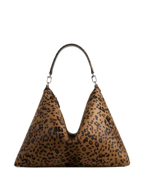 pony hair bevel shoulder bag by TOTEME