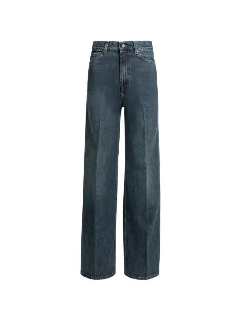 pressed-crease wide-leg jeans by TOTEME