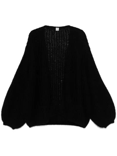 puff-sleeve cardigan by TOTEME