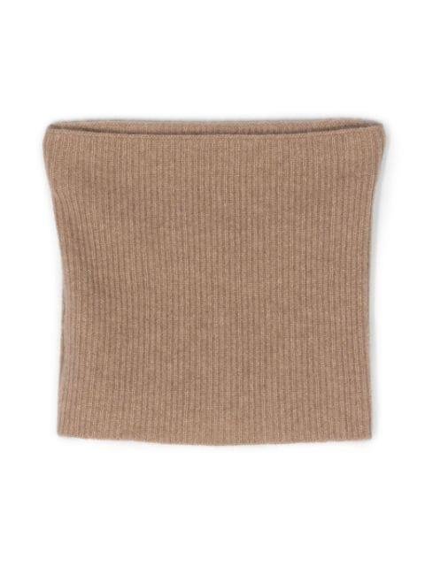 ribbed cashmere neck warmer by TOTEME